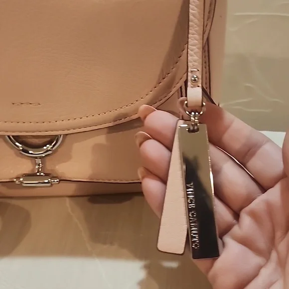 Vince Camuto Pink Crossbody/Shoulder Bag with Flap Design and adjustable Strap - Picture 3 of 15